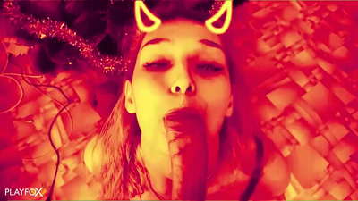 शैतानी hottie खरोखर चांगले fucked नाही आणि तिच्या गांड वर कम नाही