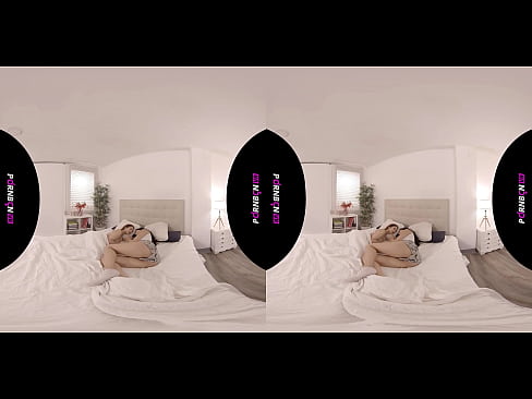 ❤️ PORNBCN VR दोन तरुण लेस्बियन 4K 180 3D व्हर्च्युअल रिअॅलिटीमध्ये खडबडीत जागे झाले जिनिव्हा बेलुची कॅटरिना मोरेनो ❌ आमच्याकडे ﹏